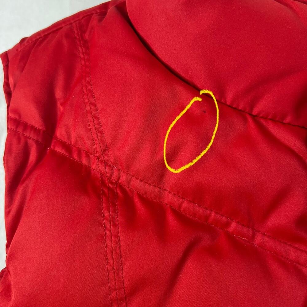 Gander Mountain Womens Down Reversible Red Puffer Vest Size M Outdoor Casual - Picture 7 of 9